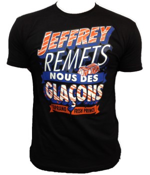 T-shirt Soprano Jeoffrey Fresh Prince Noir Orange