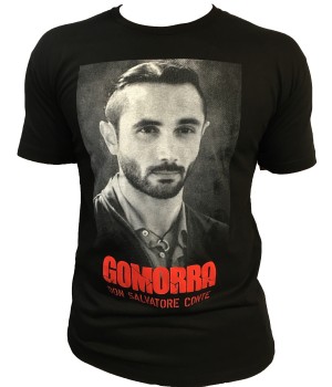T-shirt Gomorra Italie Naple Noir DON SALVATORE CONTE