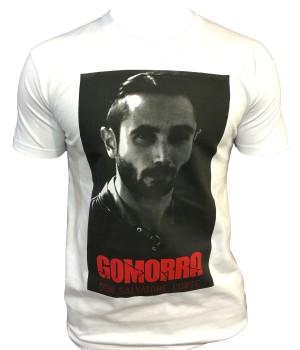 T-shirt Gomorra Italie Naple Blanc DON SALVATORE CONTE