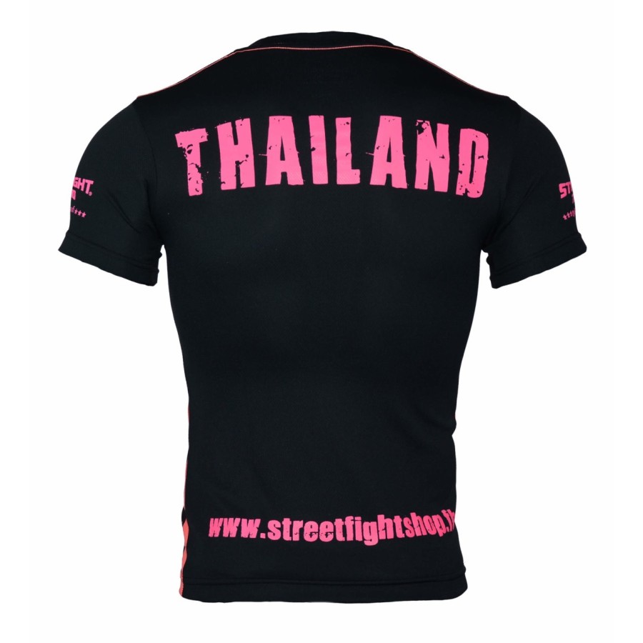 Maillot Thaïlande StreetFight Noir Rose