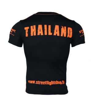 Maillot Thaïlande StreetFight Noir Orange