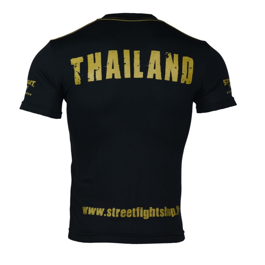 Maillot Thaïlande StreetFight Noir Doré