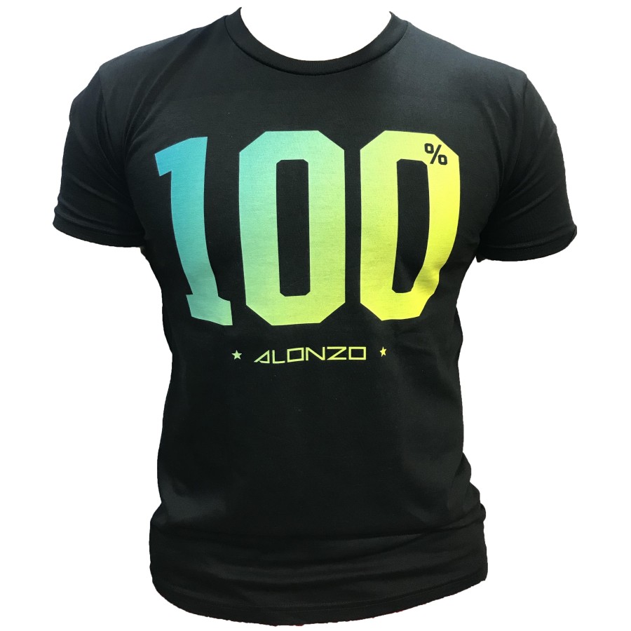 T-Shirt  ALONZO 100% NOIR BLEU