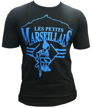 T-shirt les petits marseillais kalash NOIR