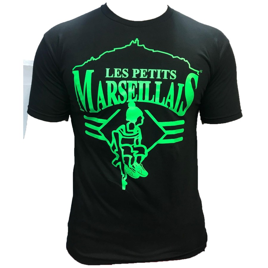 T-shirt les petits marseillais kalash Noir VERT