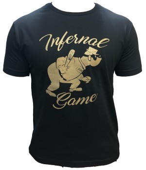 T-shirt Infernal game Noir Moubarak