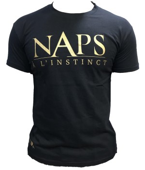 T-shirt NAPS a l'instinct noir