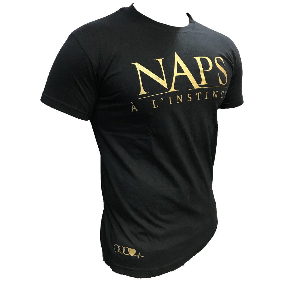 T-shirt NAPS a l'instinct noir