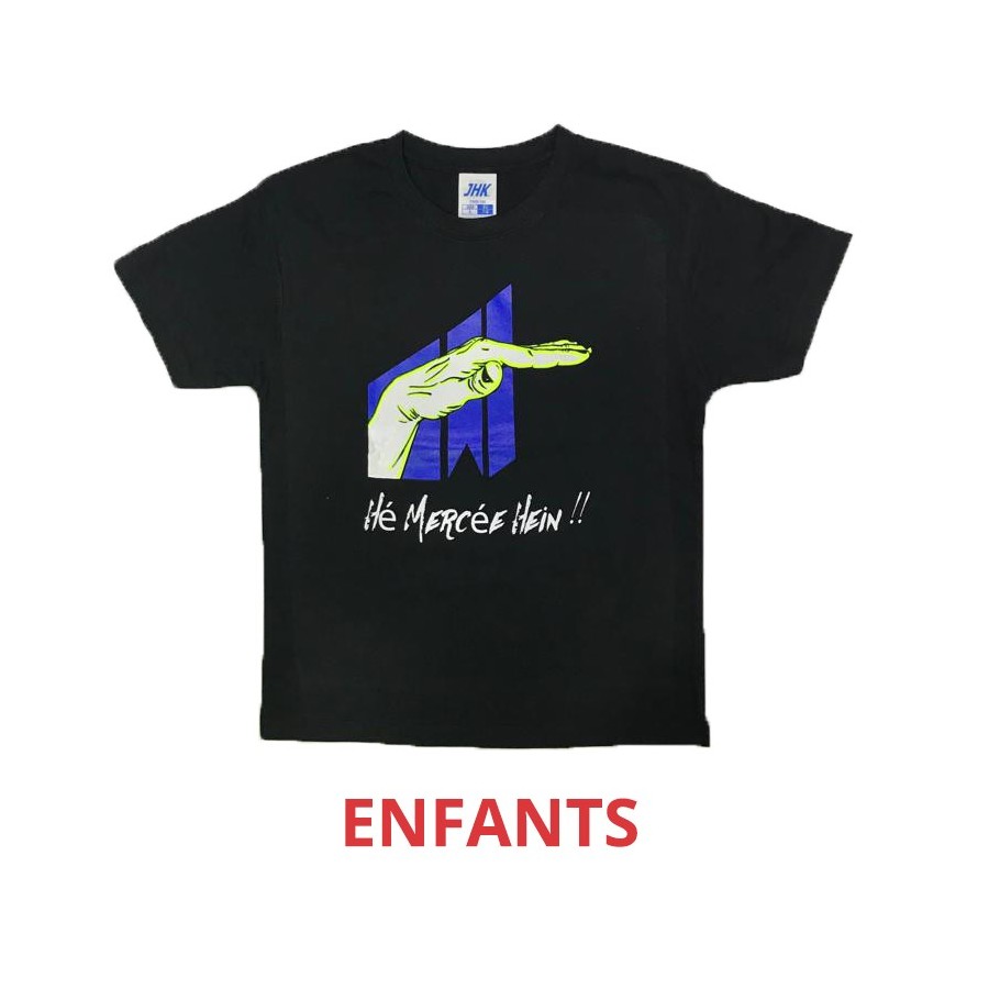 T-shirt Hé mercée hein - Oiseau Tyson -  ENFANT - NOIR VERT