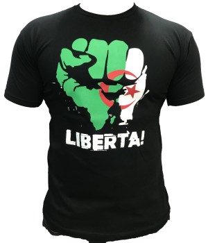 T-shirt Liberta Algerie Noir