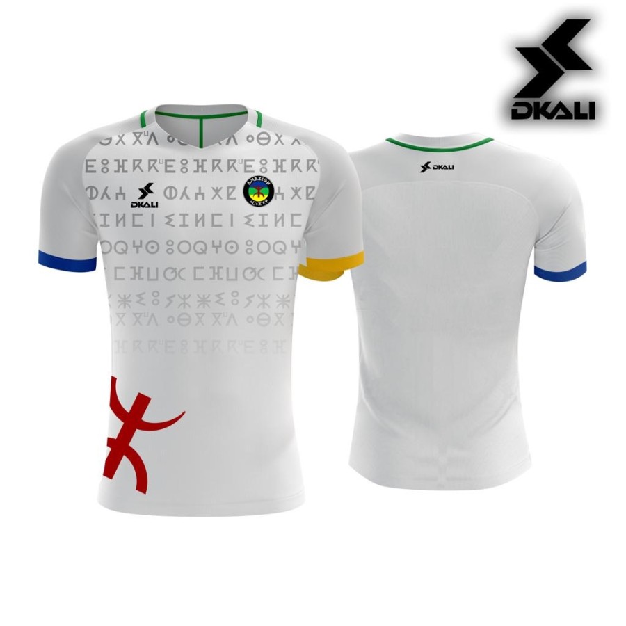 Dkali T-shirt 2019 Amazigh Blanc
