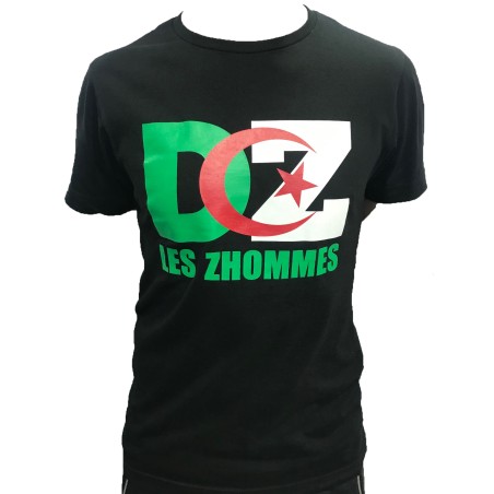  T-shirt 2019 Algerie Noir Les Zommes
