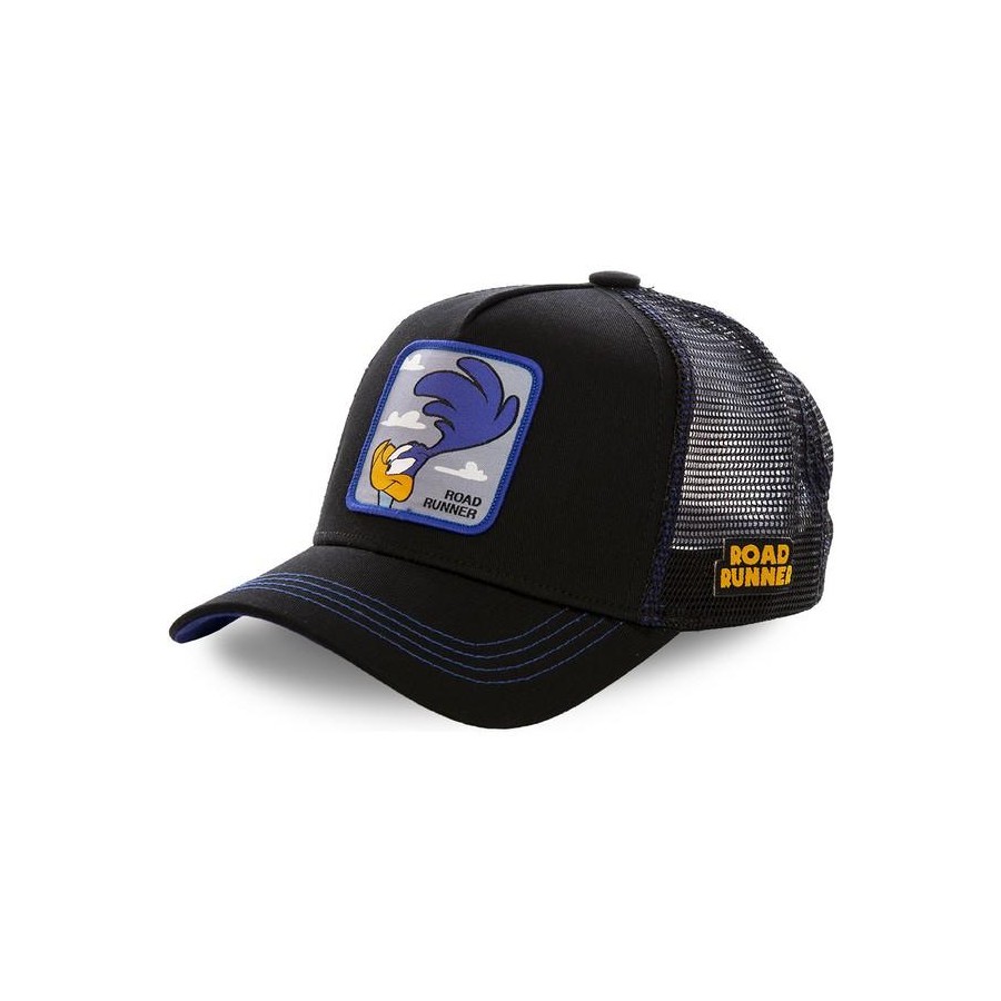 CAPSLAB  - CASQUETTE TRUCKER ROAD RUNNER NOIR by Capslab