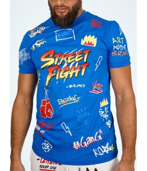  StreetFight T-Shirt Bleu « Collection Vatos »