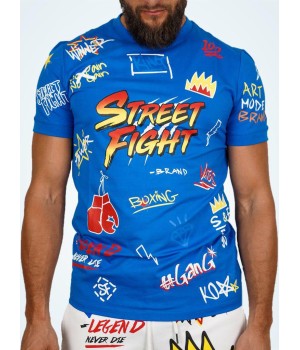  StreetFight T-Shirt Bleu « Collection Vatos »