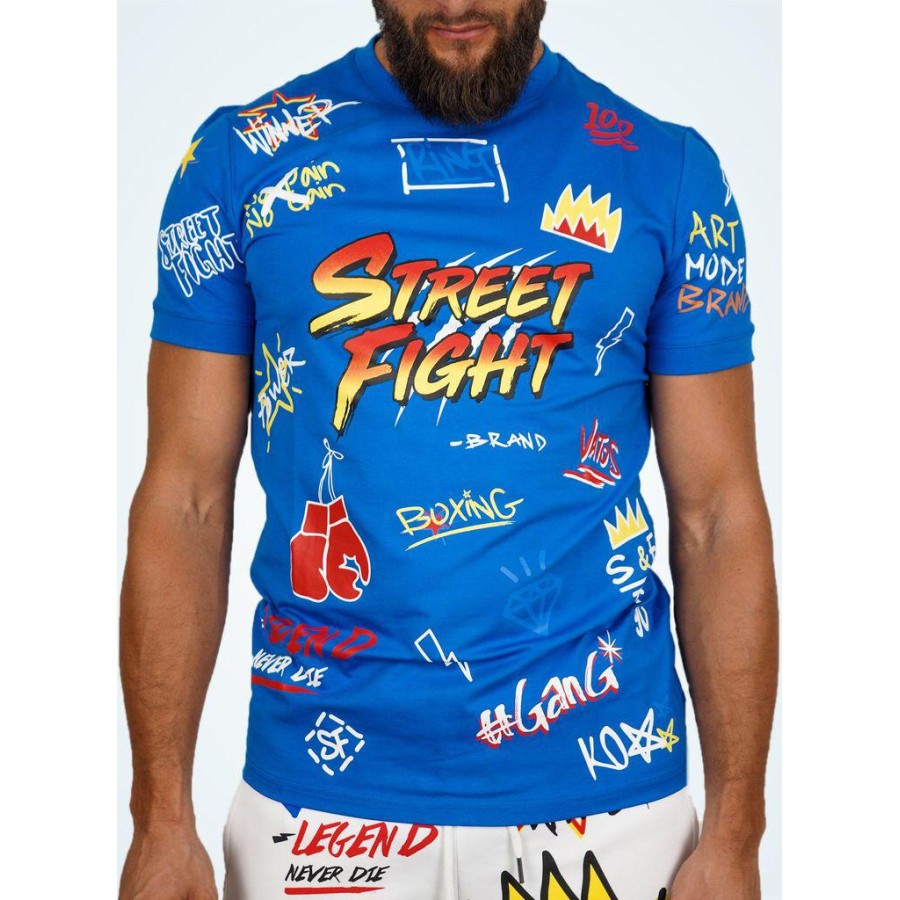  StreetFight T-Shirt Bleu « Collection Vatos »