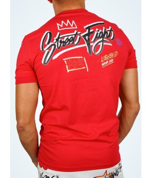  StreetFight T-Shirt Rouge « Collection Vatos »