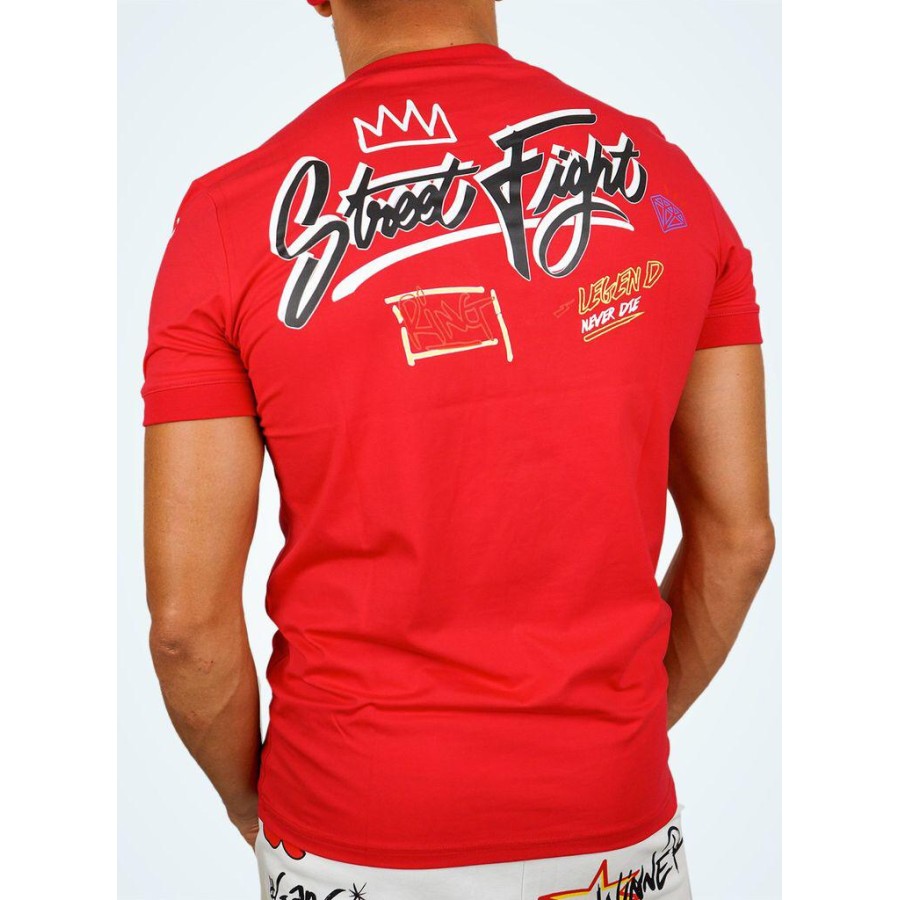  StreetFight T-Shirt Rouge « Collection Vatos »
