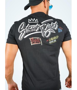 StreetFight T-Shirt Noir « Collection Vatos »