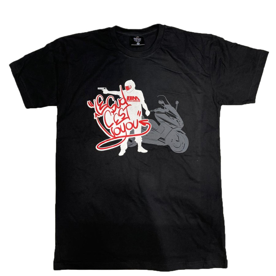 T-SHIRT BM NOIR LE SUD CEST VOYOU BLACK MARCHE