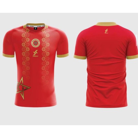 Dkali T-shirt Maillot 2021/22 Maroc Rouge