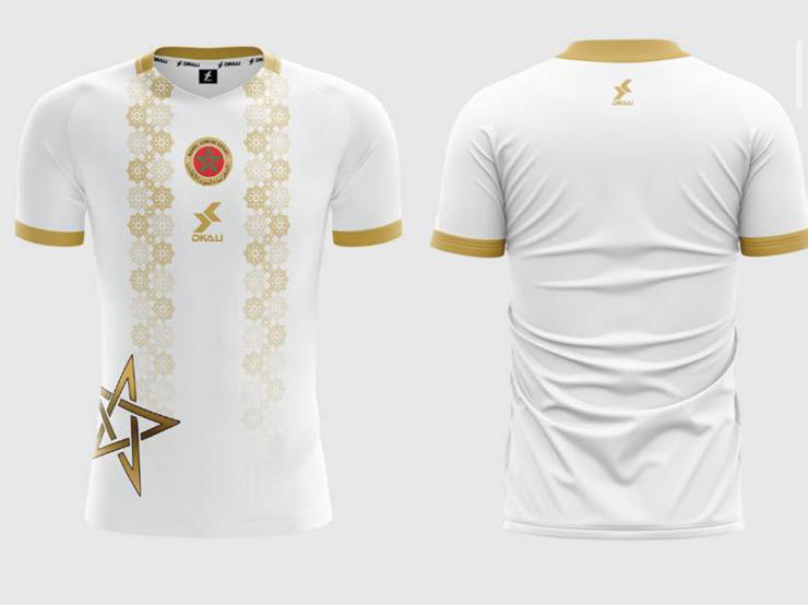 Dkali Tshirt Maillot 2021/22 Maroc Blanc BELSUNCE SHOP