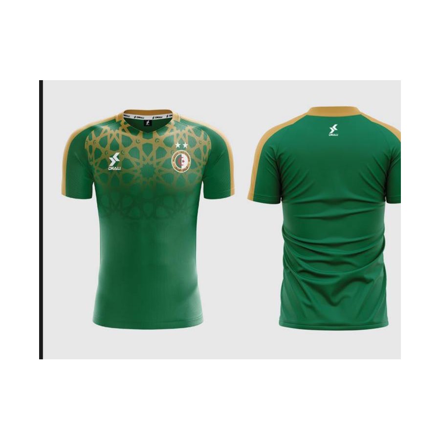 Dkali T-shirt Maillot 2021/22 Algérie Vert