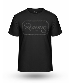 T-SHIRT REDFILLS FULL BLACK PARIS LOGO DELUXE