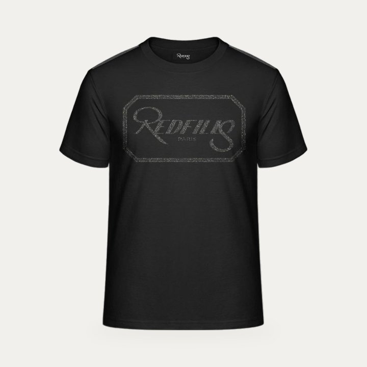 T-shirt ReDfills Paris Logo Deluxe noir intégral