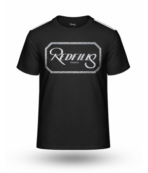 T-SHIRT REDFILLS ARGENT BLACK PARIS LOGO DELUXE