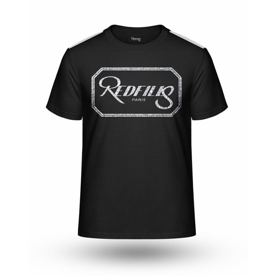 T-SHIRT REDFILLS ARGENT BLACK PARIS LOGO DELUXE