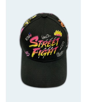 STREETFIGHT « VATOS » CAP BLACK-PINK  StreetFight