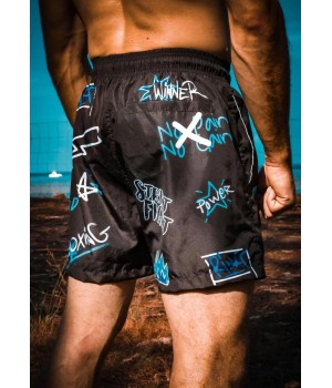 STREETFIGHT SHORT DE BAIN VATOS BLACK/ICE StreetFight