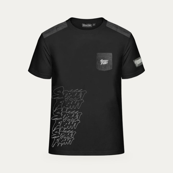 T-shirt Street Fight Milano noir