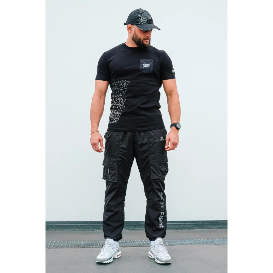 NOUVEAU T-SHIRT STREETFIGHT "MILANO" NOIR/NOIR 