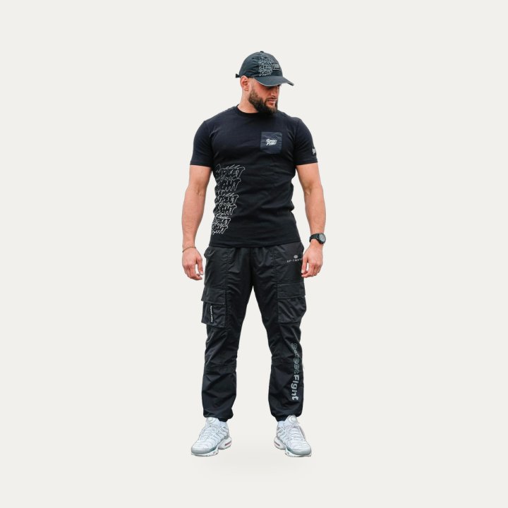 T-shirt Street Fight Milano noir – vue 3