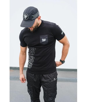 NOUVEAU T-SHIRT STREETFIGHT "MILANO" NOIR/NOIR 