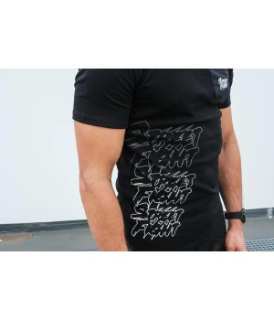 NOUVEAU T-SHIRT STREETFIGHT "MILANO" NOIR/NOIR 