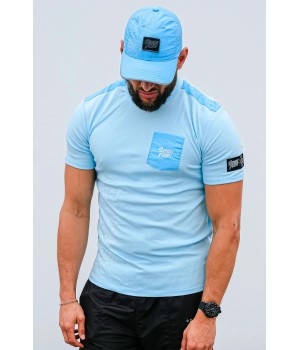 NOUVEAU T-SHIRT STREETFIGHT "MILANO" BLEU CYAN 