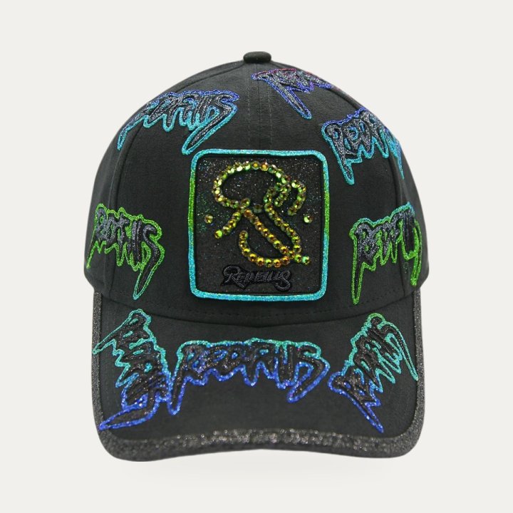 Casquette ReDfills Signature Horror vert et bleu