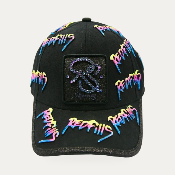Casquette ReDfills Signature rose et bleu