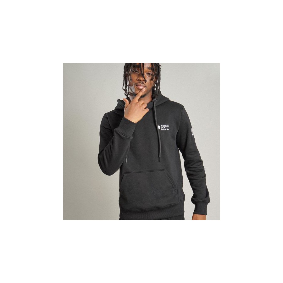Survêtement capuche MANHATTAN Noir Unisex COMME DES LOUPS