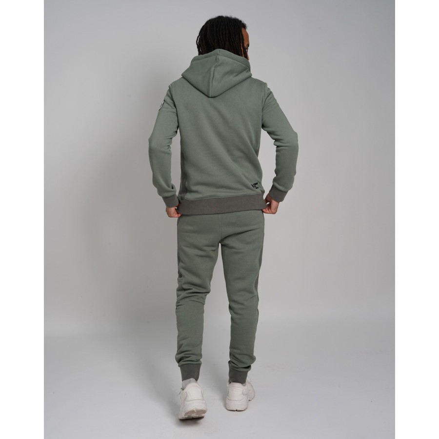 Survêtement capuche MANHATTAN Olive / Kaki Unisex COMME DES LOUPS