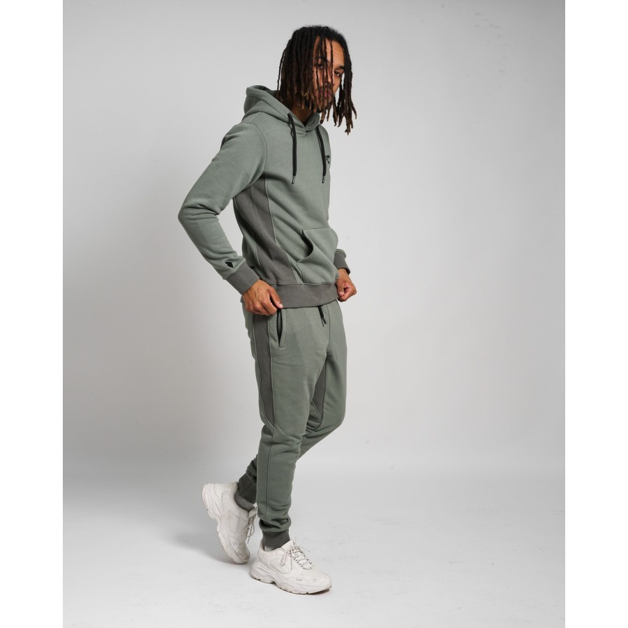 Survêtement capuche MANHATTAN Olive / Kaki Unisex COMME DES LOUPS