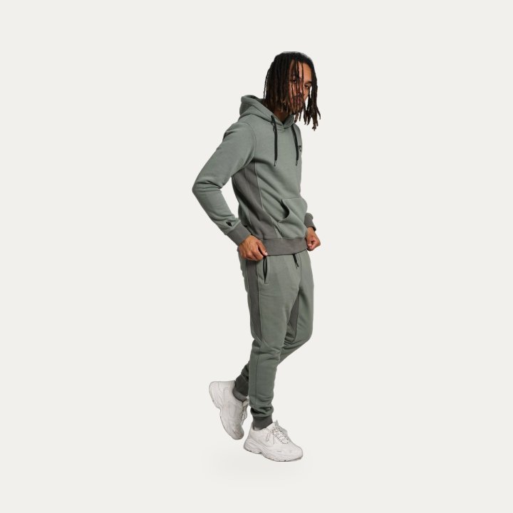 Survêtement à capuche Comme des loups Manhattan olive kaki