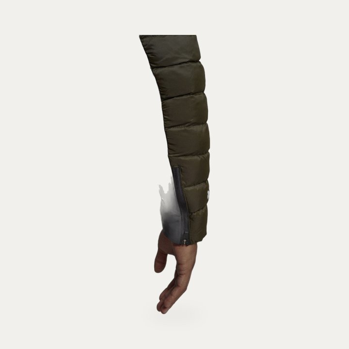 Doudoune chauffante Comme des loups Meribel Premium kaki – vue 5