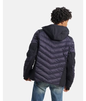 Doudoune Chauffante Capuche COURCHEVEL Navy COMME DES LOUPS