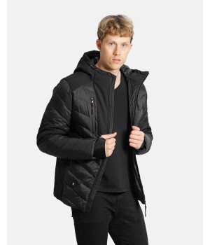 Doudoune Chauffante Casquetteuche COURCHEVEL Noir COMME DES LOUPS