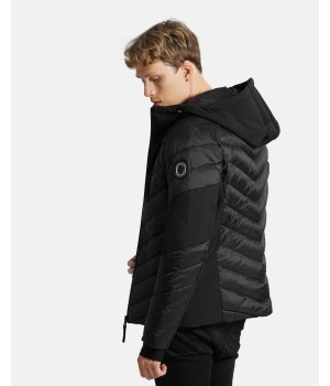 Doudoune Chauffante Capuche COURCHEVEL Noir COMME DES LOUPS