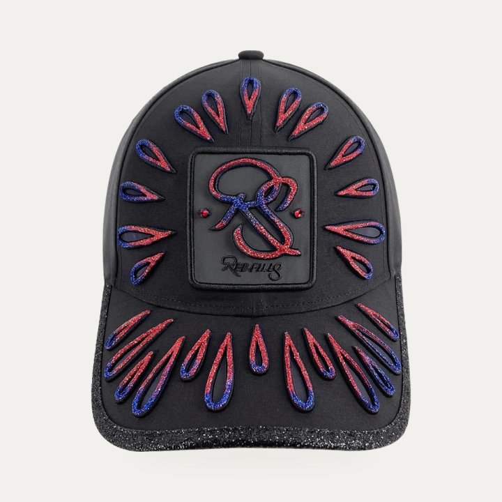 Casquette ReDfills Drop rouge et bleue – vue 2